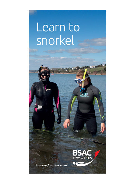 Snorkel with BSAC DL folded flyer