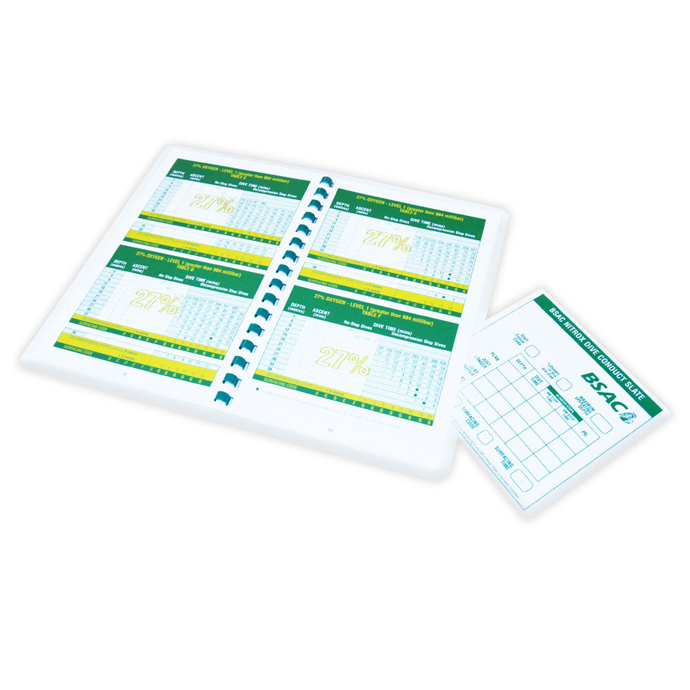 Nitrox Decompression Tables + Slate
