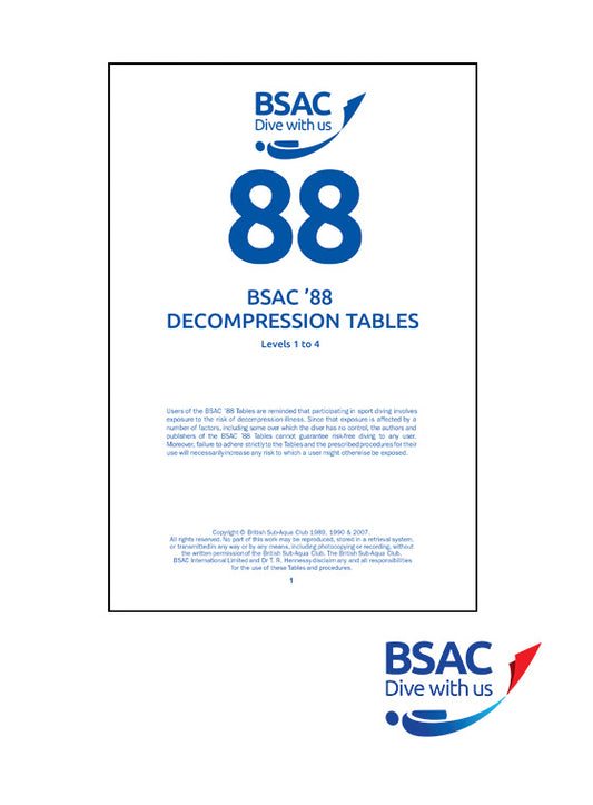 Decompression Table Icon Decompression Tables – BSAC