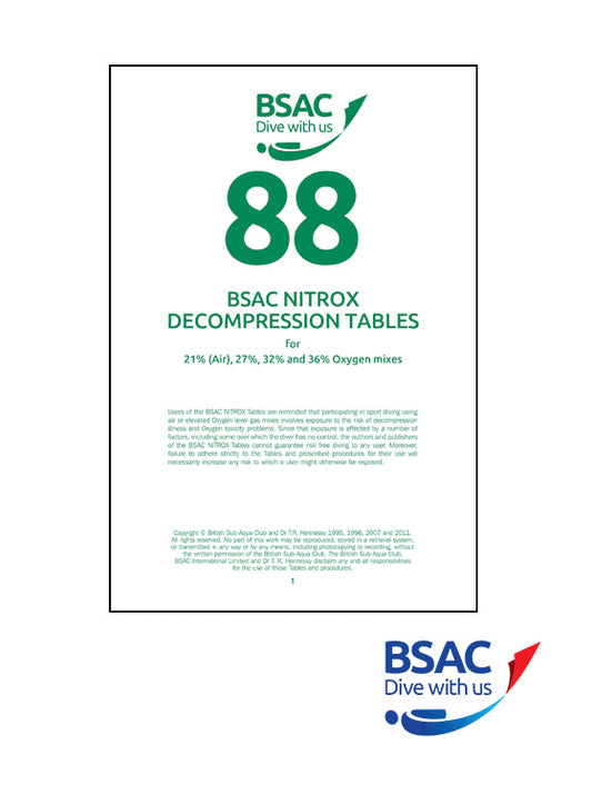 Nitrox Decompression Tables
