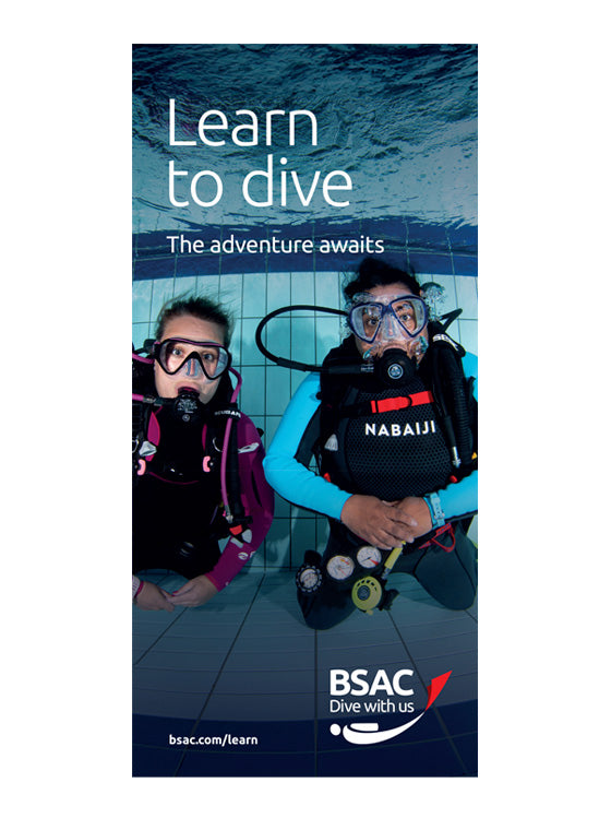 Learn to dive DL folded leaflet