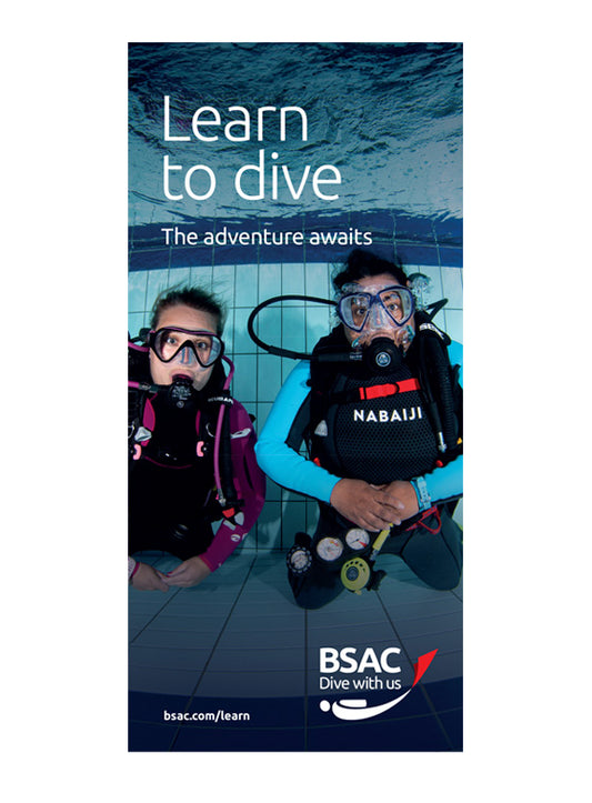 Learn to dive DL folded leaflet