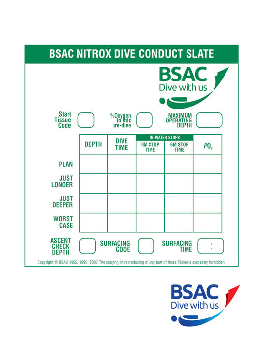 Nitrox Dive Conduct Slate Only