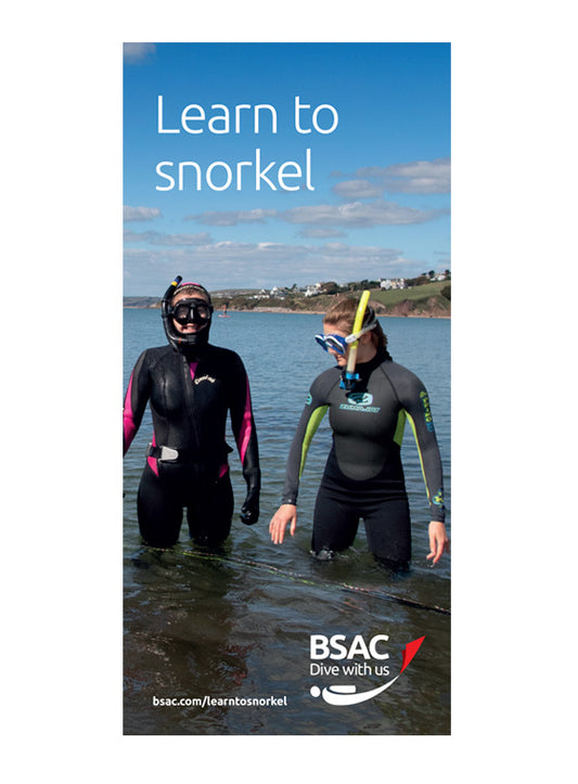 Snorkel with BSAC DL folded flyer