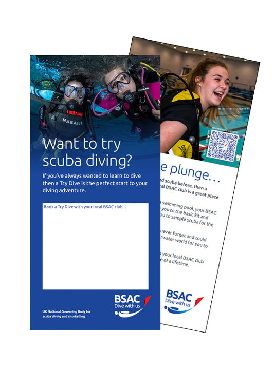 Want to try scuba diving? DL leaflet