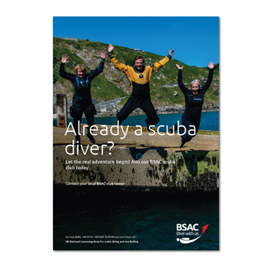 Already a scuba diver? poster (Download)