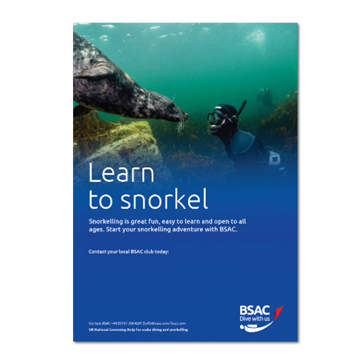Learn to snorkel poster (Order A4 or A3)