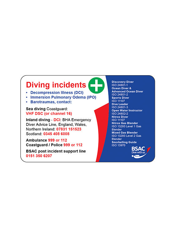 Physical - Diver Grade Cards